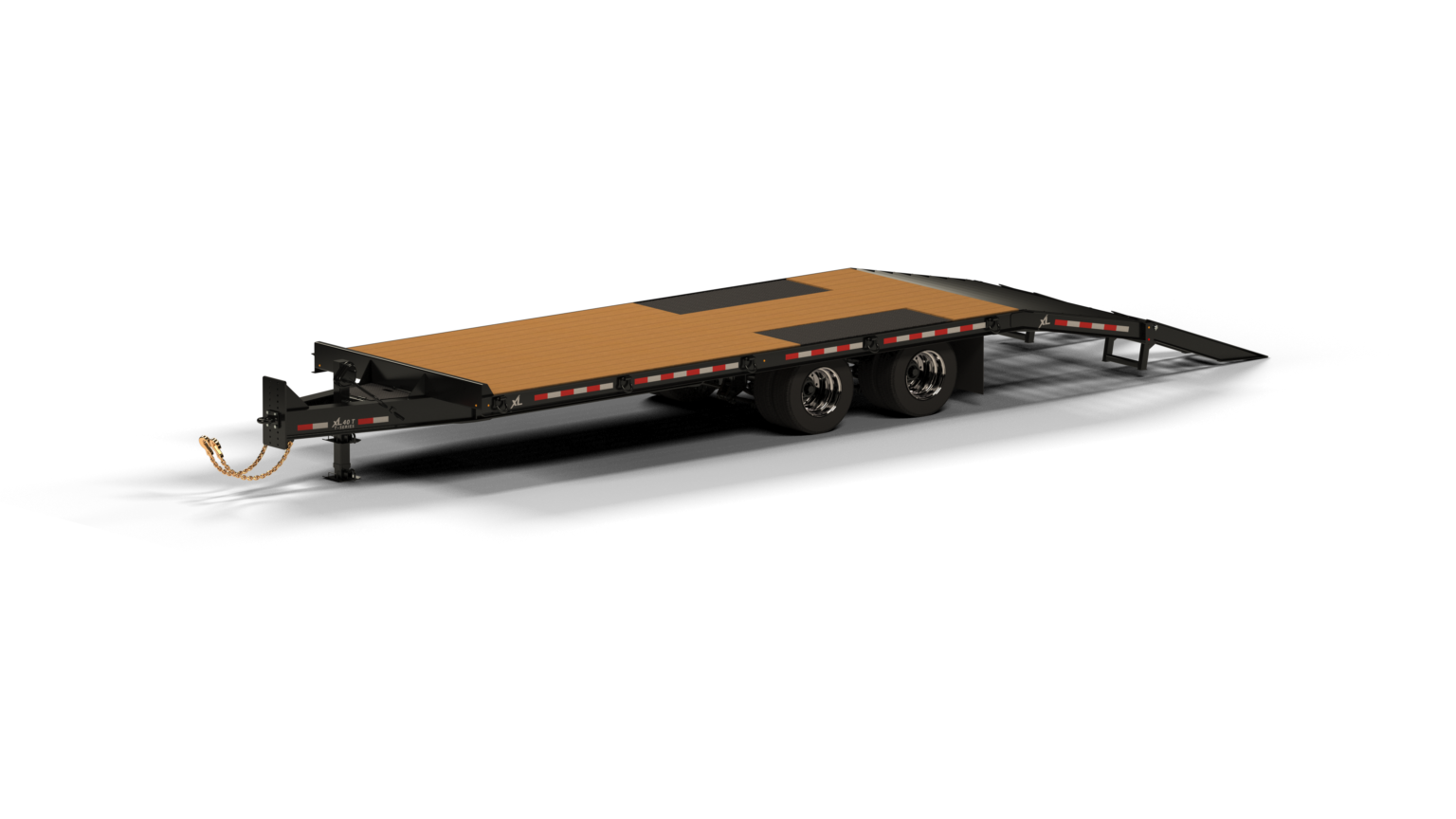 Rendering of XL Tag trailer, aerial front road side view